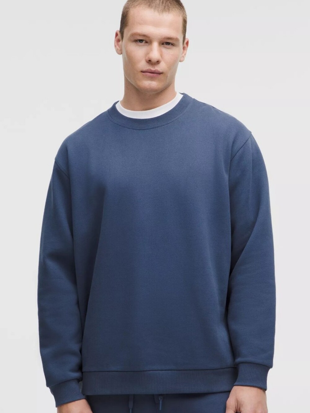 Lululemon Steady state Crew Blue Twill